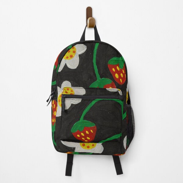 Item preview, Phenomenal strawberries and flowers- hand painted designed and sold by waterlily-joy.