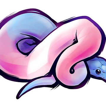 Artwork thumbnail, Transgender Pride Python by Fitz Allen