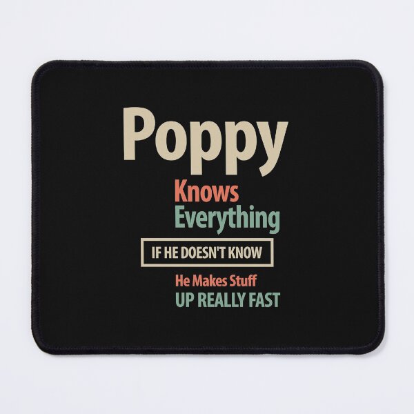 Item preview, Mens Poppy Knows Everything Christmas Dad/Grandpa Funny designed and sold by cidolopez.