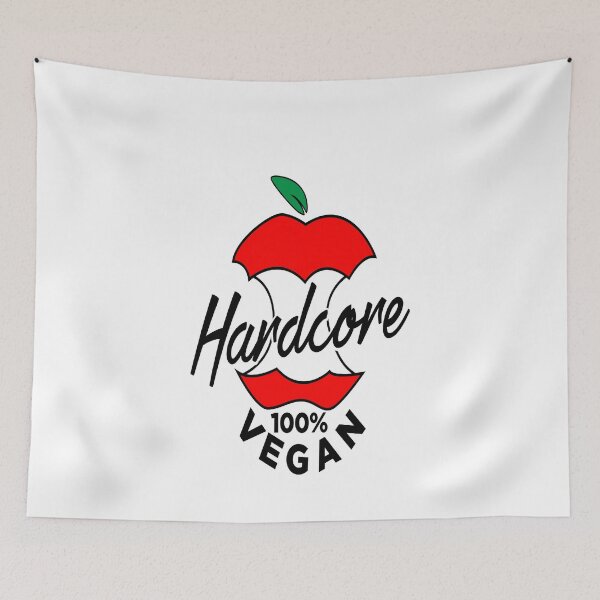 Item preview, HARDCORE VEGAN VIBE  designed and sold by DiscoVibes.