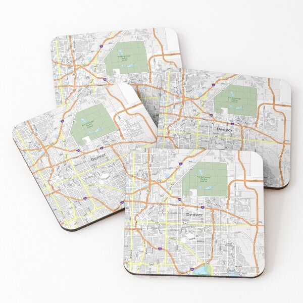 Item preview, Denver city map art Museum Broncos Nuggets Rocky Mountains designed and sold by Midwest-Goods.