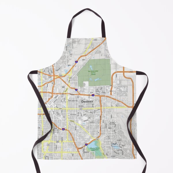 Item preview, Denver city map art Museum Broncos Nuggets Rocky Mountains designed and sold by Midwest-Goods.