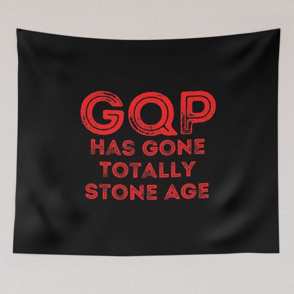 Item preview, GQP Has Gone Totally Stone Age Grunge Text Design designed and sold by EarthArtDesigns.