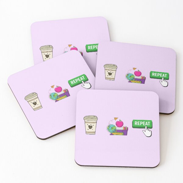 Item preview, Coffee. Teach. Repeat.  designed and sold by expatessentials.