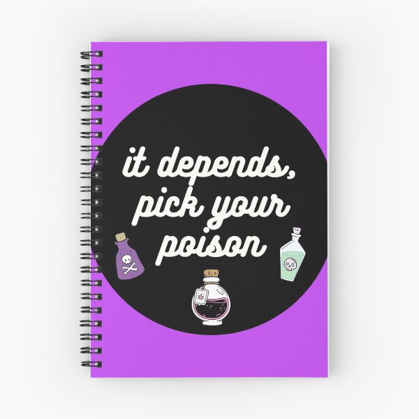 Item preview, It Depends (Circular) designed and sold by InkThinkArt.