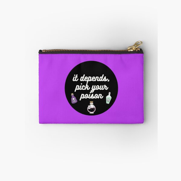 Item preview, It Depends (Circular) designed and sold by InkThinkArt.