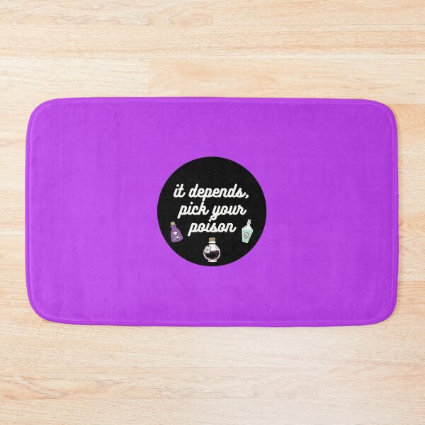 Item preview, It Depends (Circular) designed and sold by InkThinkArt.
