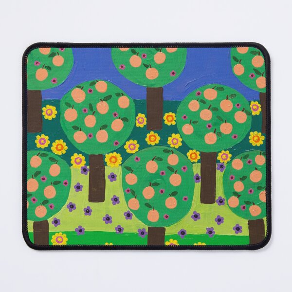 Item preview, 'Peach Land' Grandpa's peach orchard- hand painted designed and sold by waterlily-joy.