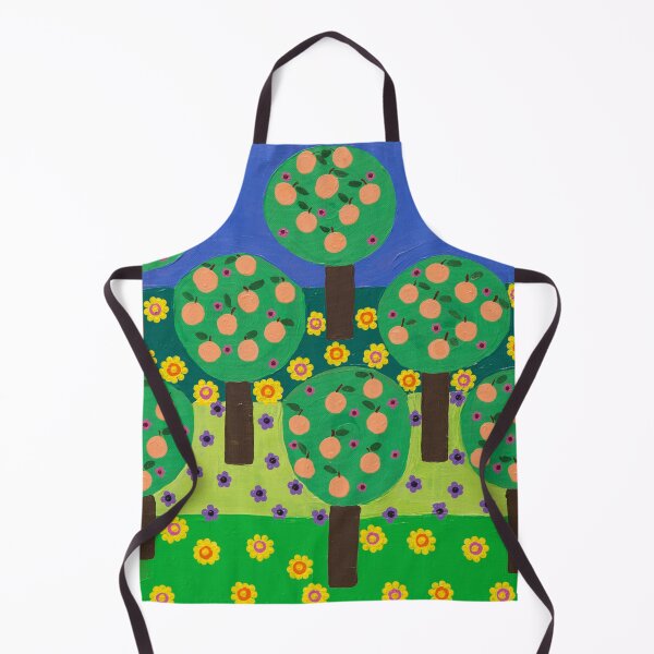 Item preview, 'Peach Land' Grandpa's peach orchard- hand painted designed and sold by waterlily-joy.