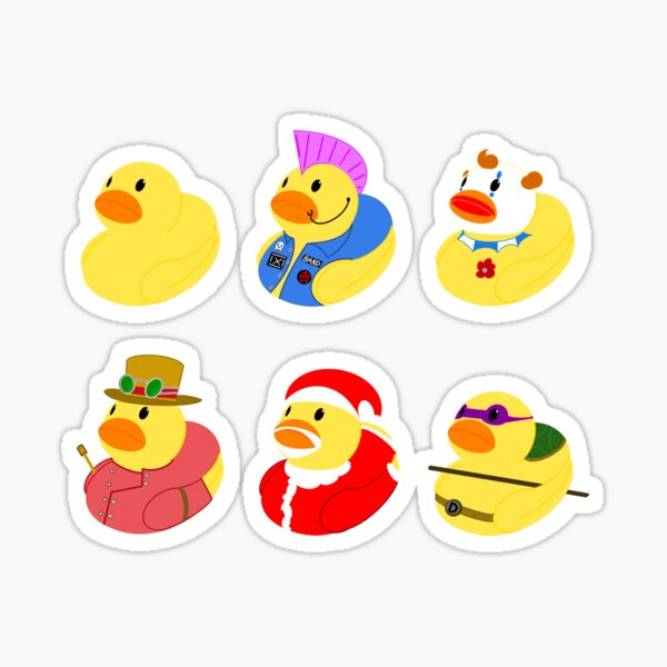 The Rubber Ducky Collection Sticker