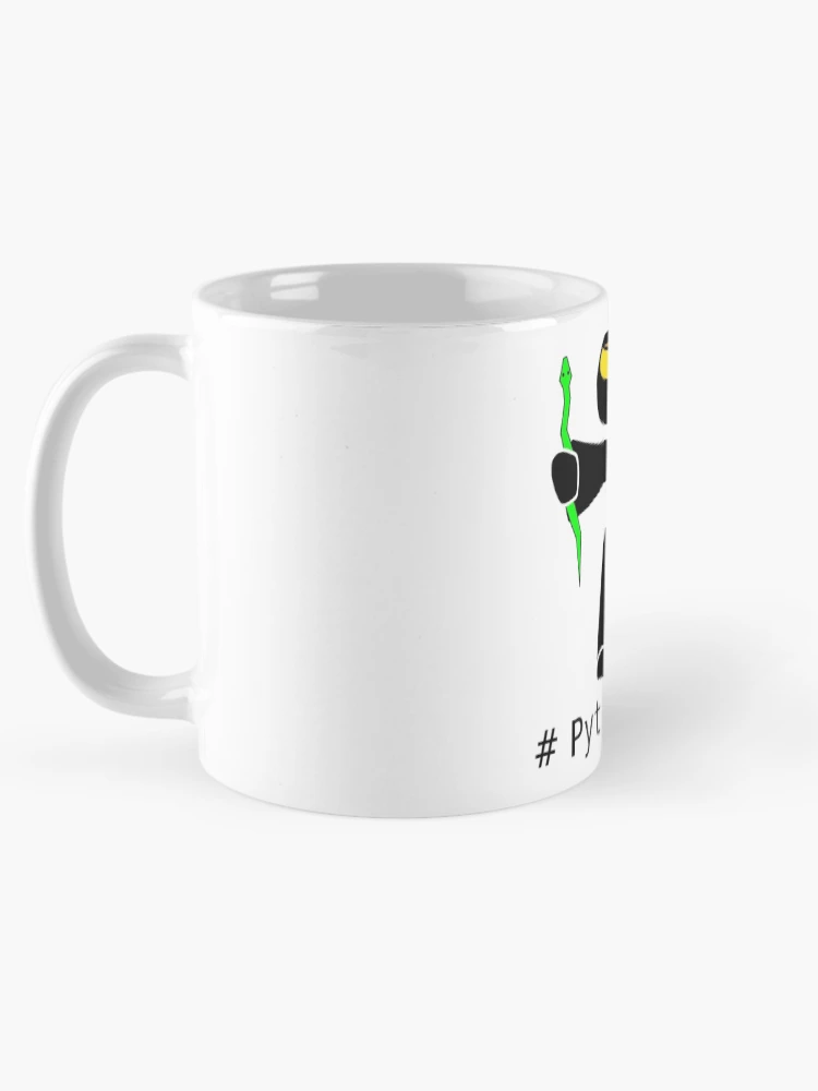 Aperçu 5 sur 6. Mug à café avec l'œuvre Python Ninja créée et vendue par maxhells.