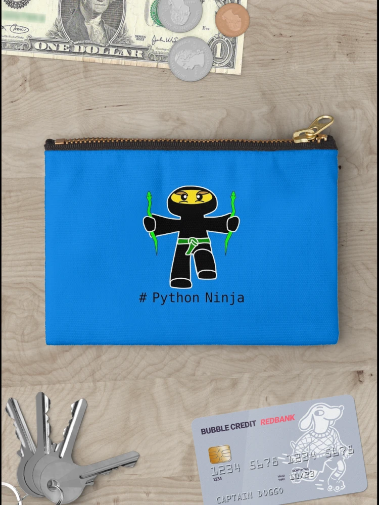 Thumbnail 3 of 4, Zipper Pouch, Python Ninja designed and sold by maxhells.