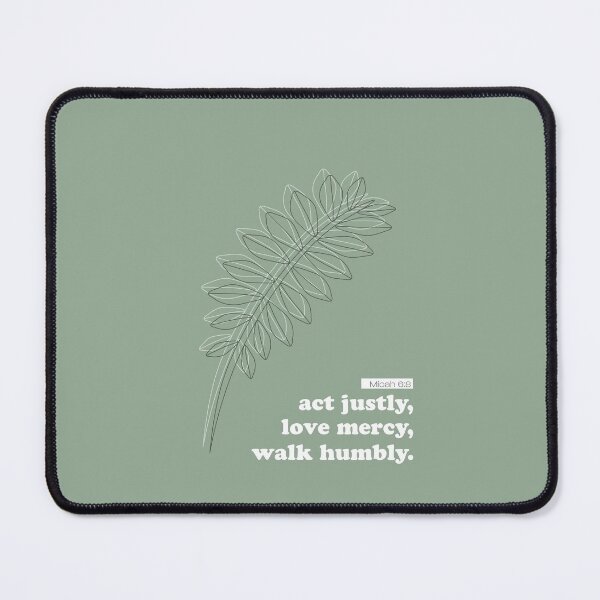 Item preview, justly, mercy, humbly designed and sold by HaiLeesDesign.