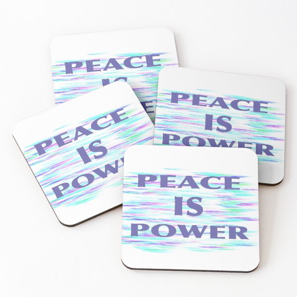 Item preview, Peace is Power designed and sold by JustLagoons.