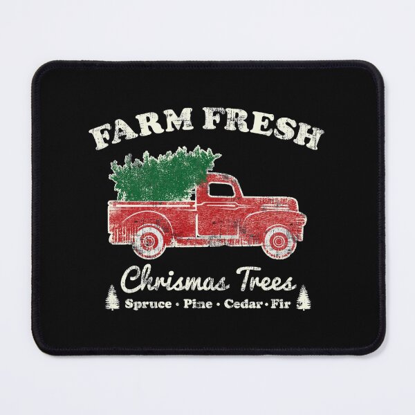 Item preview, Vintage Red Truck Farm Fresh Christmas Tree designed and sold by Victoriawhite69.