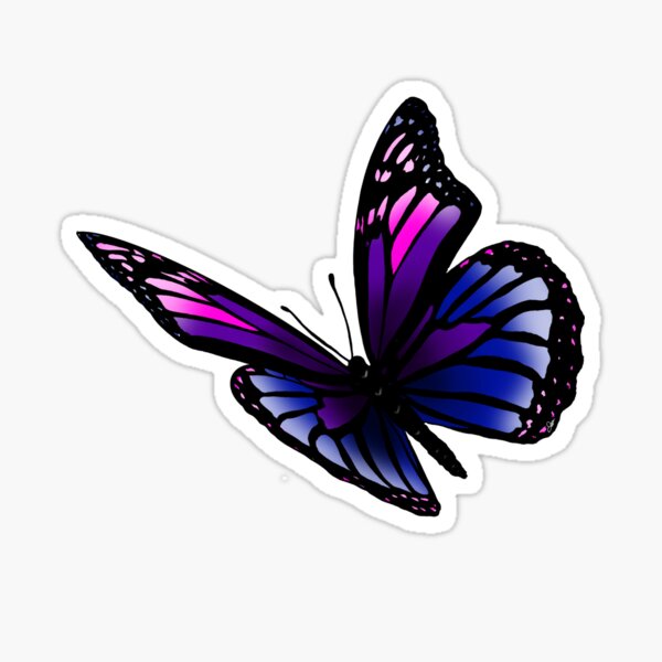 Item preview, Subtle Bi Pride Butterfly designed and sold by Zeons-Art.