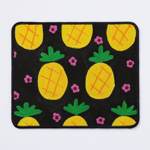 Item preview, Pineapple pop art hand painted designed and sold by waterlily-joy.