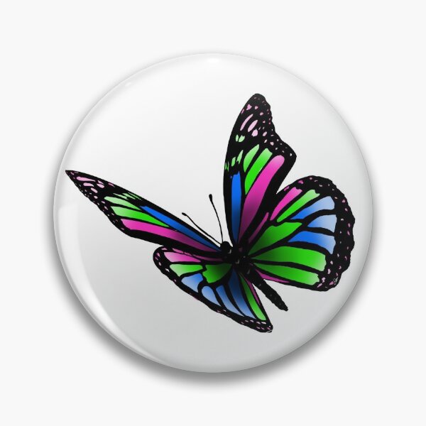 Item preview, Subtle Polysexual Pride Butterfly designed and sold by Zeons-Art.