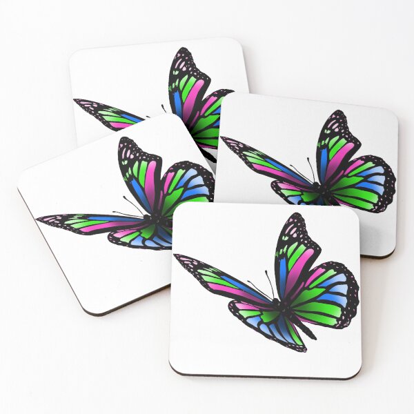 Item preview, Subtle Polysexual Pride Butterfly designed and sold by Zeons-Art.