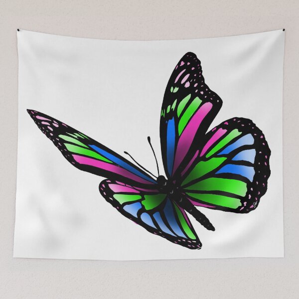 Item preview, Subtle Polysexual Pride Butterfly designed and sold by Zeons-Art.