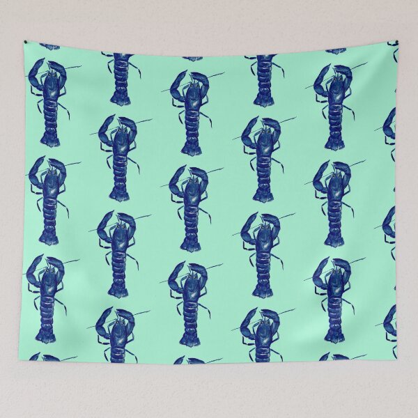 Item preview, blue lobster designed and sold by lilyisaplantt.