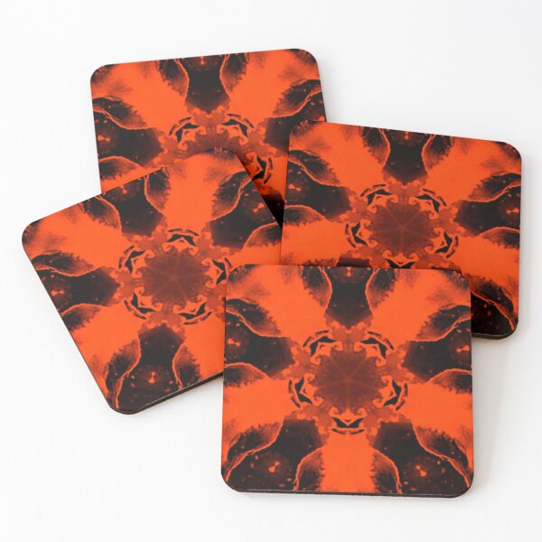Item preview, Red snow flake affect designed and sold by Tonyasartprints.