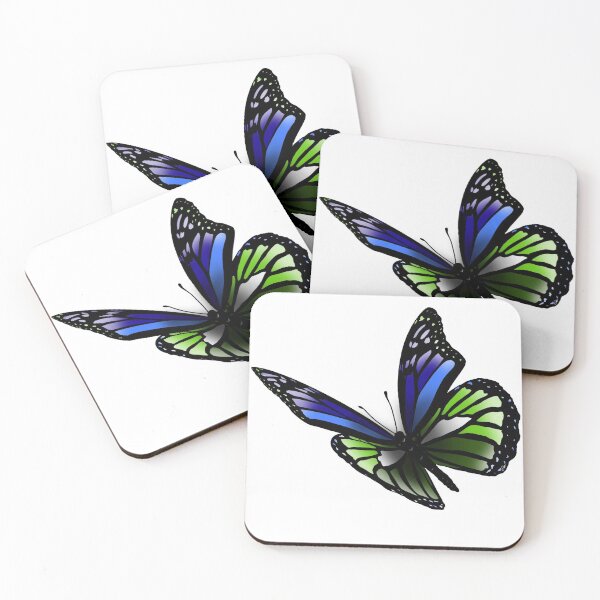 Item preview, Subtle MLM gay Pride Butterfly designed and sold by Zeons-Art.
