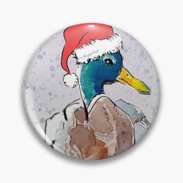 Item preview, Funky Merry Christmas duck with snow designed and sold by Pachionart.