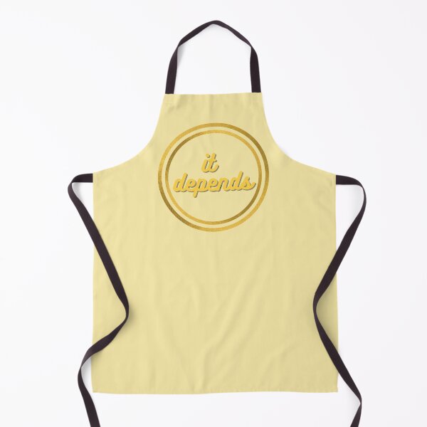 Item preview, It Depends (Golden) designed and sold by InkThinkArt.