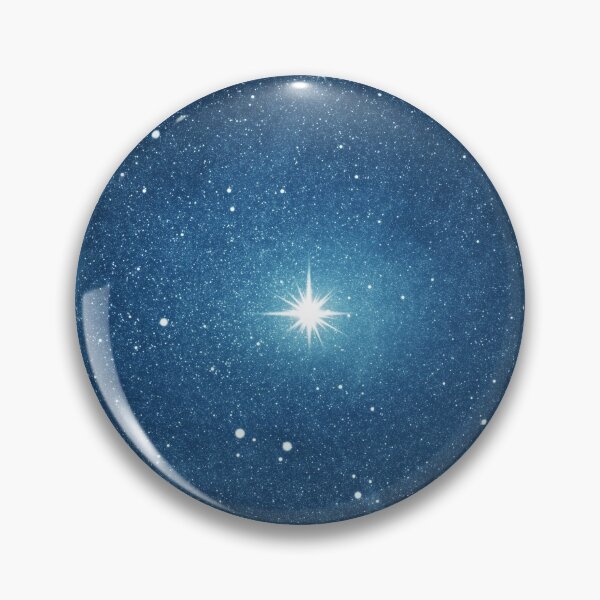 Item preview, Starry Night Galaxy in Blue | Bright Midnight with Stars designed and sold by MiaDelelai.