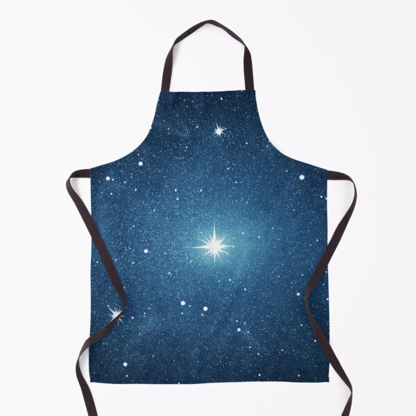 Item preview, Starry Night Galaxy in Blue | Bright Midnight with Stars designed and sold by MiaDelelai.