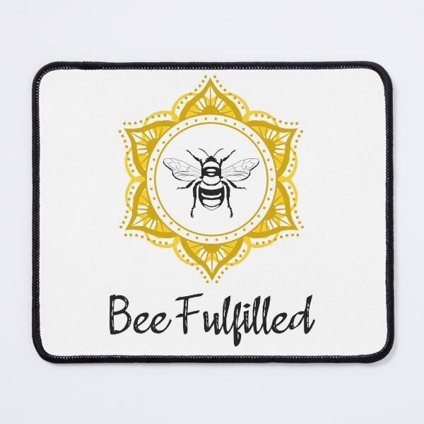 Item preview, Bee Fulfilled Mandala designed and sold by MindfulMeta.