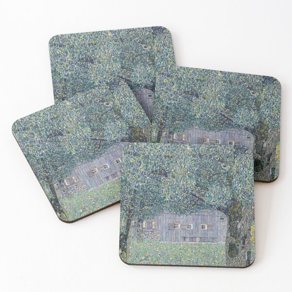 Item preview, Farmhouse in Upper Austria by Gustav Klimt designed and sold by two peas in a pod.