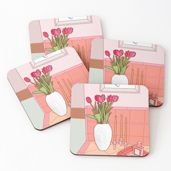 Item preview, Pink Vintage Countertops designed and sold by Snarky Studio.
