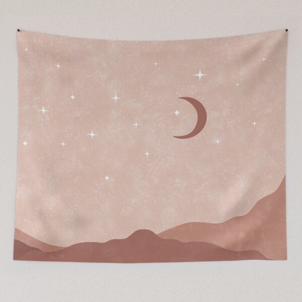 Item preview, Boho Landscape Night Scene 01 designed and sold by Diane  Pascual | The Gypsy Goddess.
