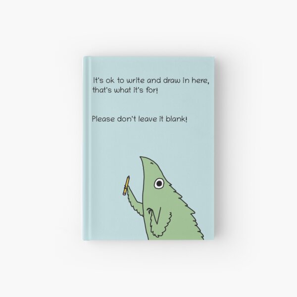 Item preview, Dinosaur encourages you to write and draw in this designed and sold by Vincent Briggs.