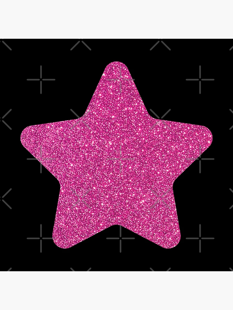 Gold Star Glitter with Black Background Poster for Sale by arkeadesain