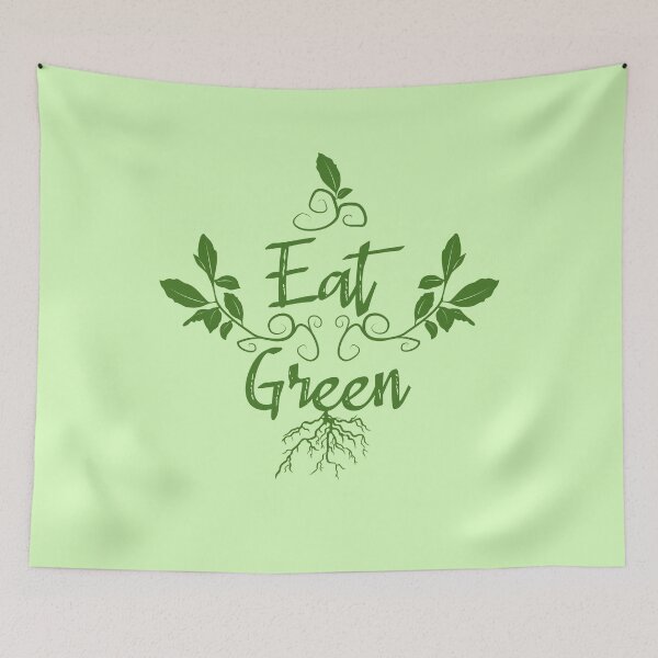 Item preview, Eat Green designed and sold by MindfulMeta.