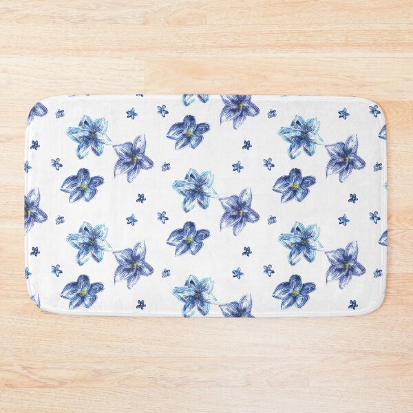 Item preview, Blue flowers dancing designed and sold by katelinpants.