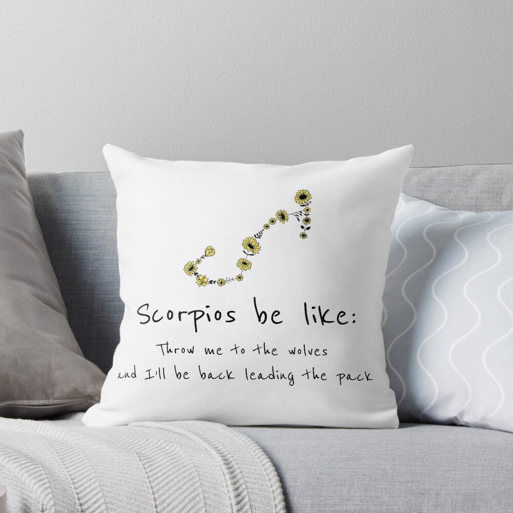 Item preview, Throw Pillow designed and sold by QuoteMeApp.
