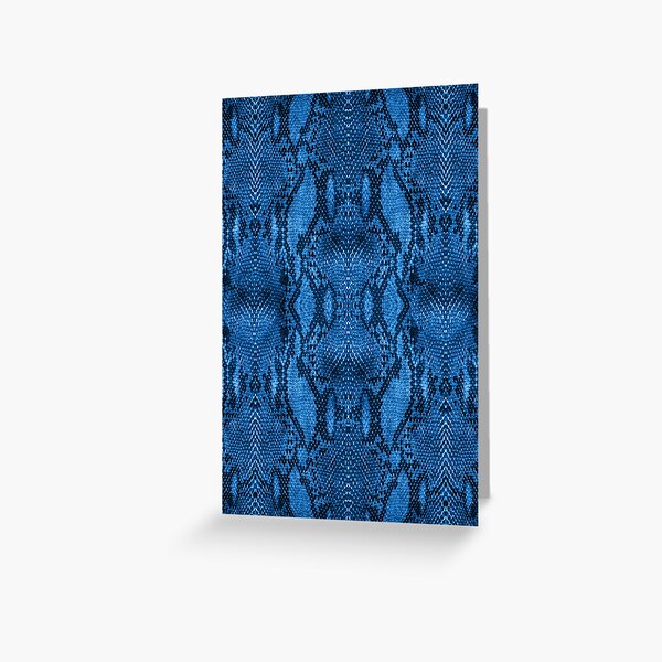 Vista previa del artículo con la obra «Estampado de piel de serpiente azul», diseñado y vendido por Gerson Ramos.