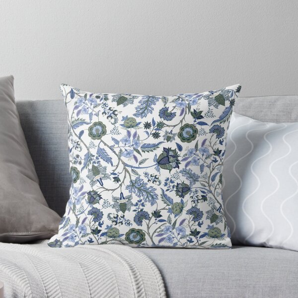 Item preview, Chinoiserie azul, retro, vintage, estilo Hamptons, azul y blanco, designed and sold by chrissyink.