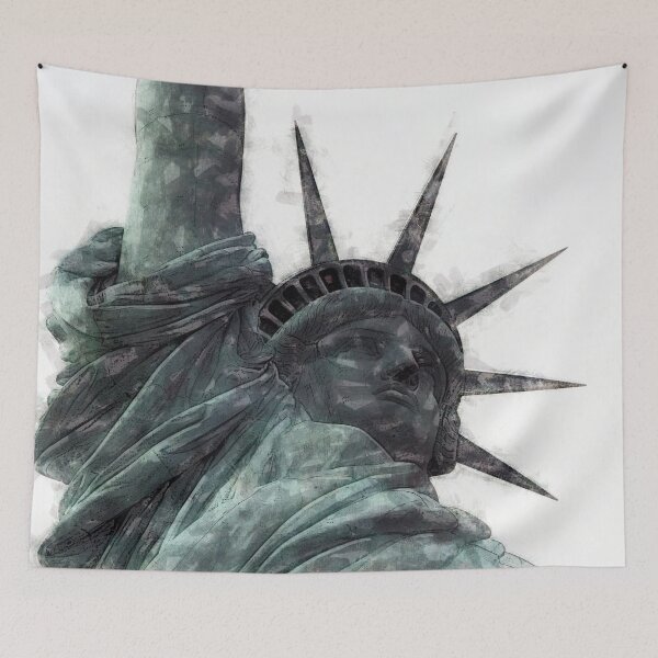 Item preview, Statue Of Liberty, Artistic Rendition designed and sold by plugsnpixels.