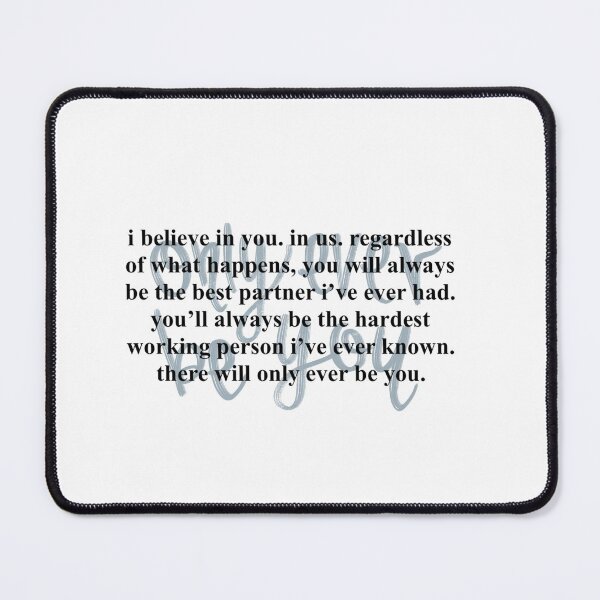 Item preview, only ever you - from lukov with love quote - w/ background text designed and sold by marvelousbiblio.