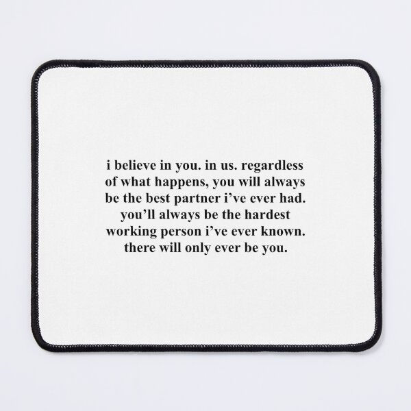 Item preview, only ever you - from lukov with love quote - w/out background text designed and sold by marvelousbiblio.