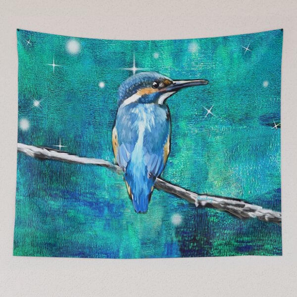 Item preview, Kingfisher Texture designed and sold by Barbny.