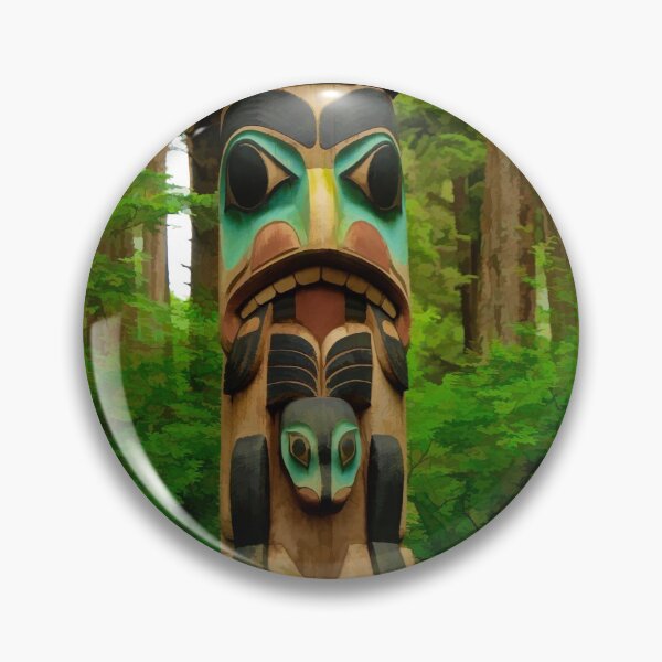 Item preview, Alaskan Native Totem Pole designed and sold by Alaskandreamer.