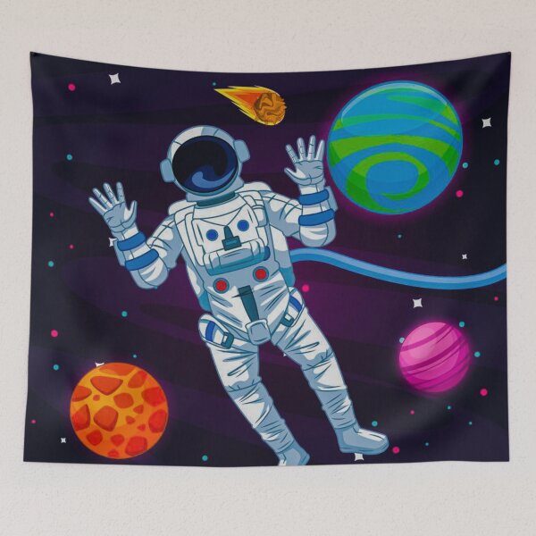 Item preview, Astronaut in the galaxy  designed and sold by TheSkullArmy.