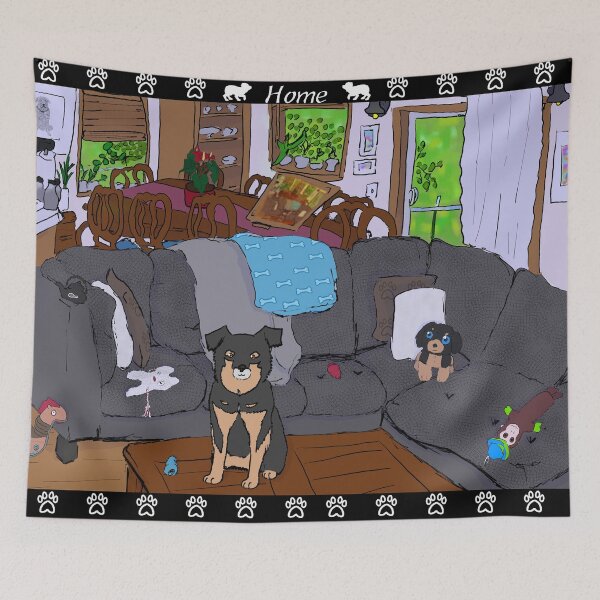 Item preview, My Living Room and Buuki Puzzle designed and sold by Monniebiloney.
