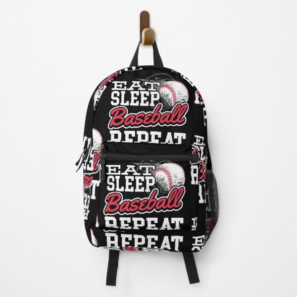 Item preview, Eat Sleep Baseball Repeat - funny quotes, funny meme designed and sold by Delandor.